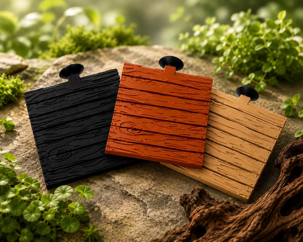 Betta Fish Pallet Rest | Aquarium Surface Resting Spot, 4"x4" Suction Cup Bed