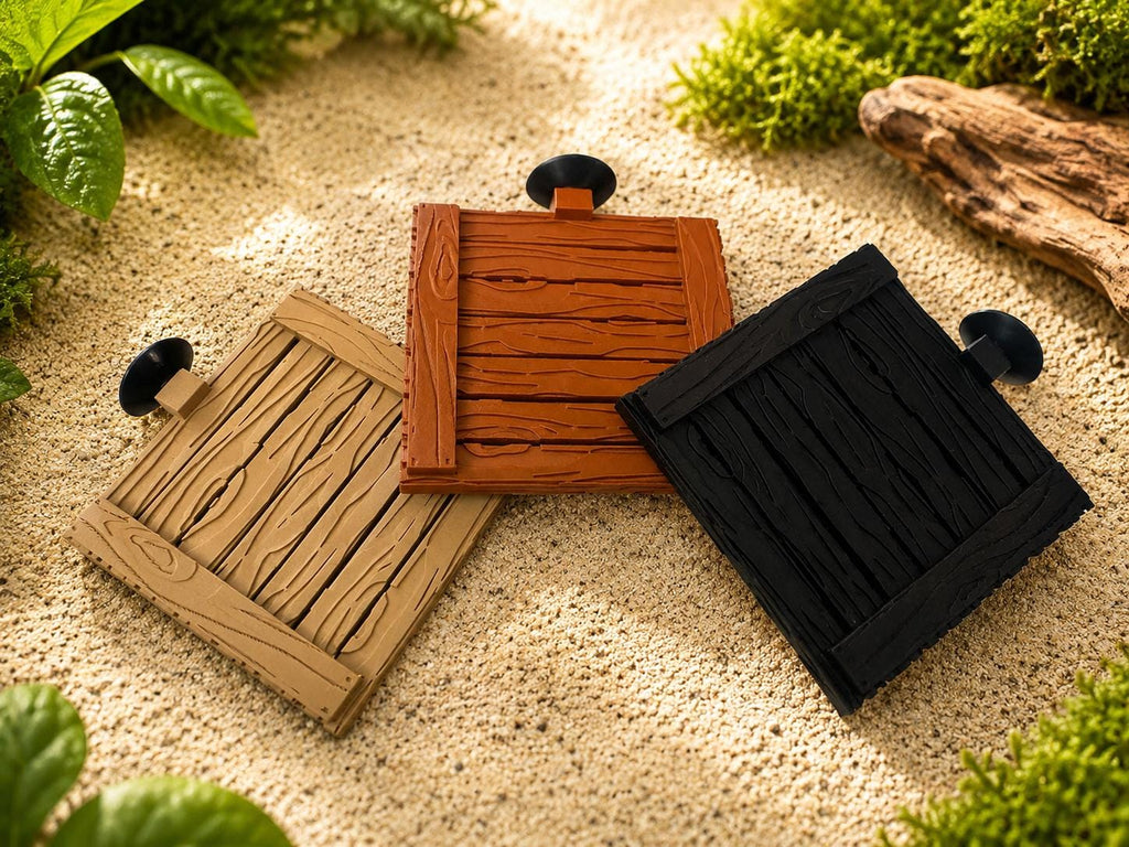 Betta Fish Pallet Rest | Aquarium Surface Resting Spot, 4"x4" Suction Cup Bed